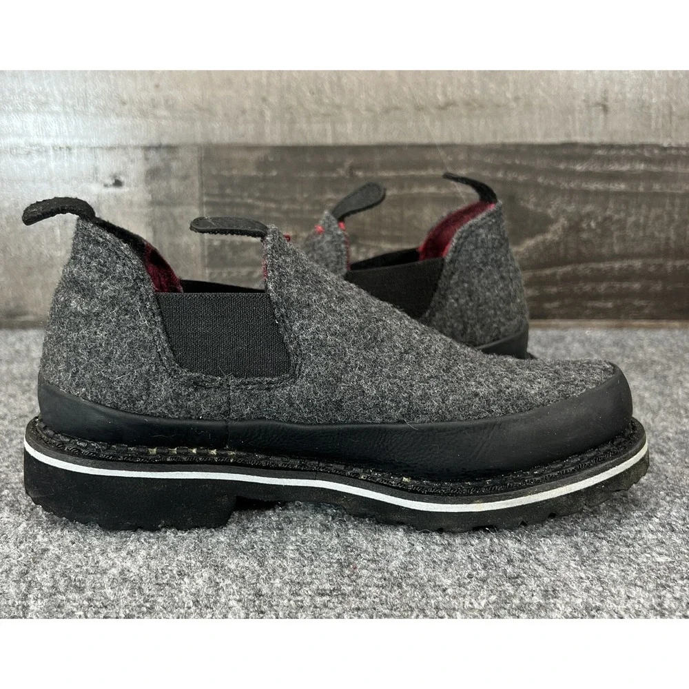 Georgia Giant Pendleton Romeo Ankle Boots Black/Charcoal Booties Shoe US 5 EU 37